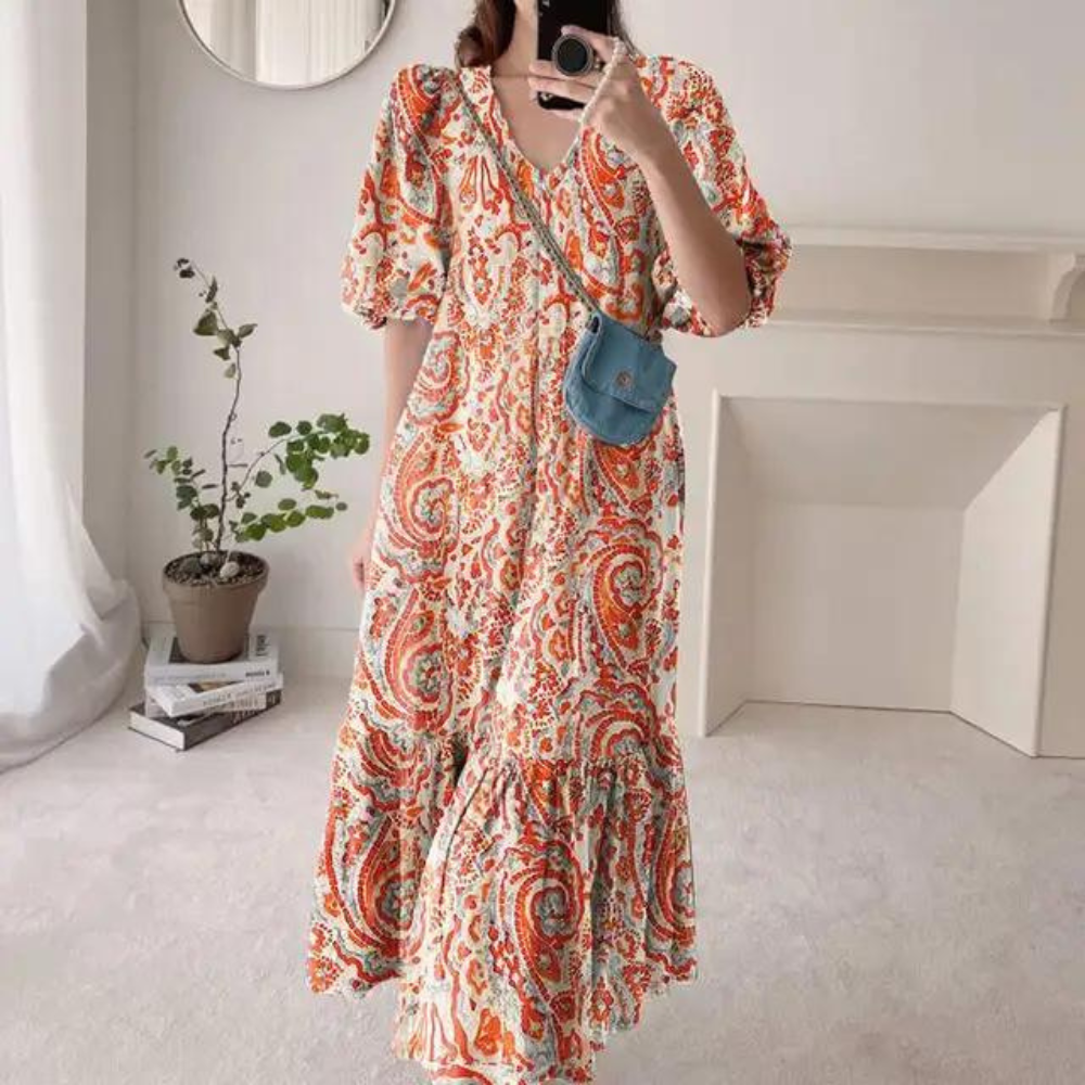 Hortense - Comfortable Floral Dress