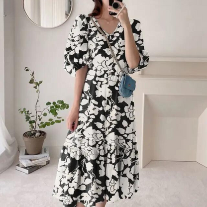 Hortense - Comfortable Floral Dress