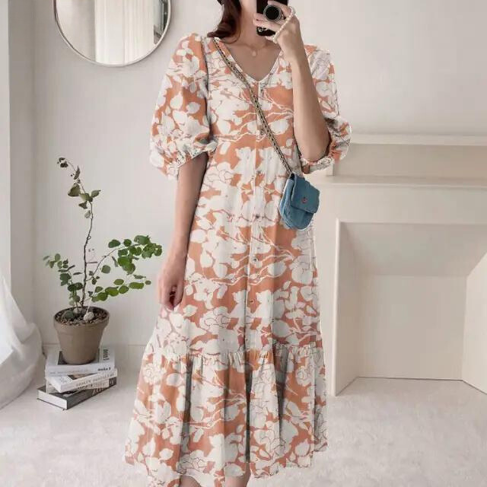 Hortense - Comfortable Floral Dress