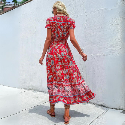 Manuela - VIntage Floral Beach Dress