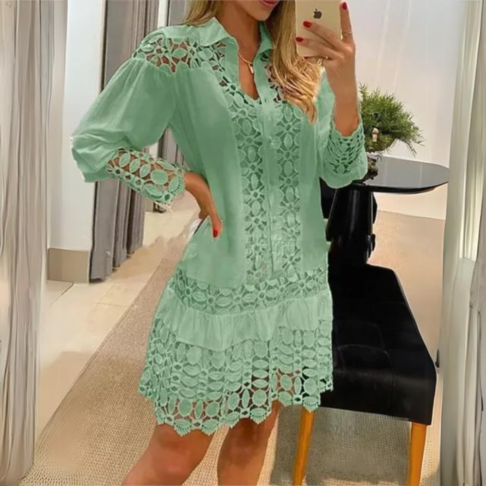 Marilou - Elegant Feminine Lace Dress