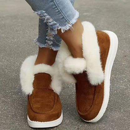 Lancy - Cozy Fluffy Sneakers for Women