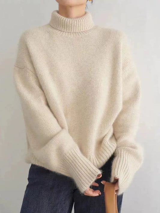 Women's turtleneck sweater