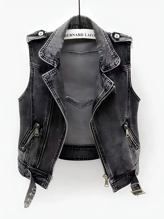 Denim vest for women - Debi