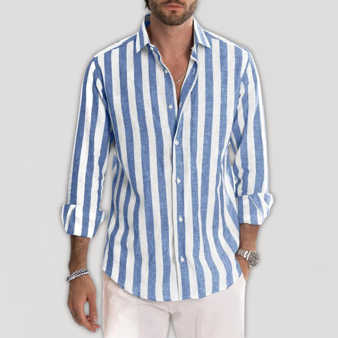 Patrick | Long-sleeved linen shirt