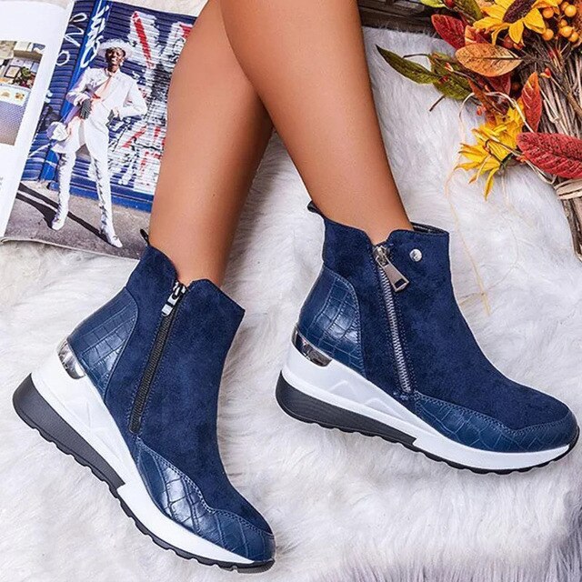 Piper Boots | Casual Women's Boots with Zipper