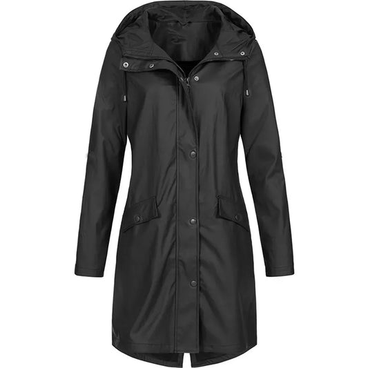 Yasmine - outdoor long waterproof jacket