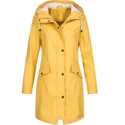 Yasmine - outdoor long waterproof jacket