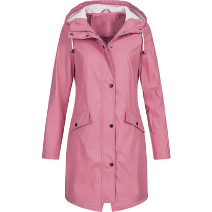 Yasmine - outdoor long waterproof jacket