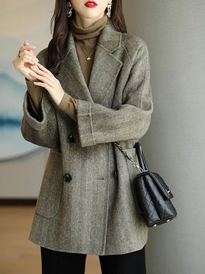 Women's wool winter coat