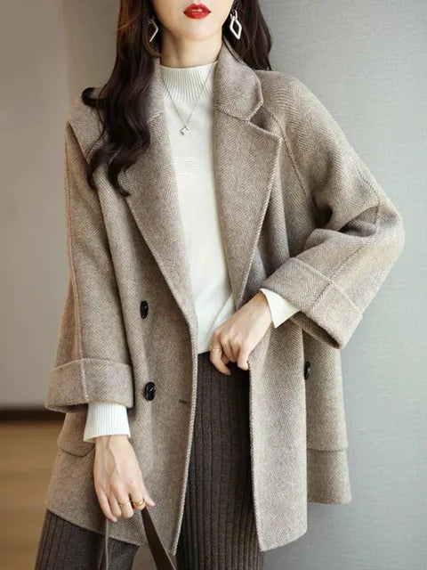 Women's wool winter coat