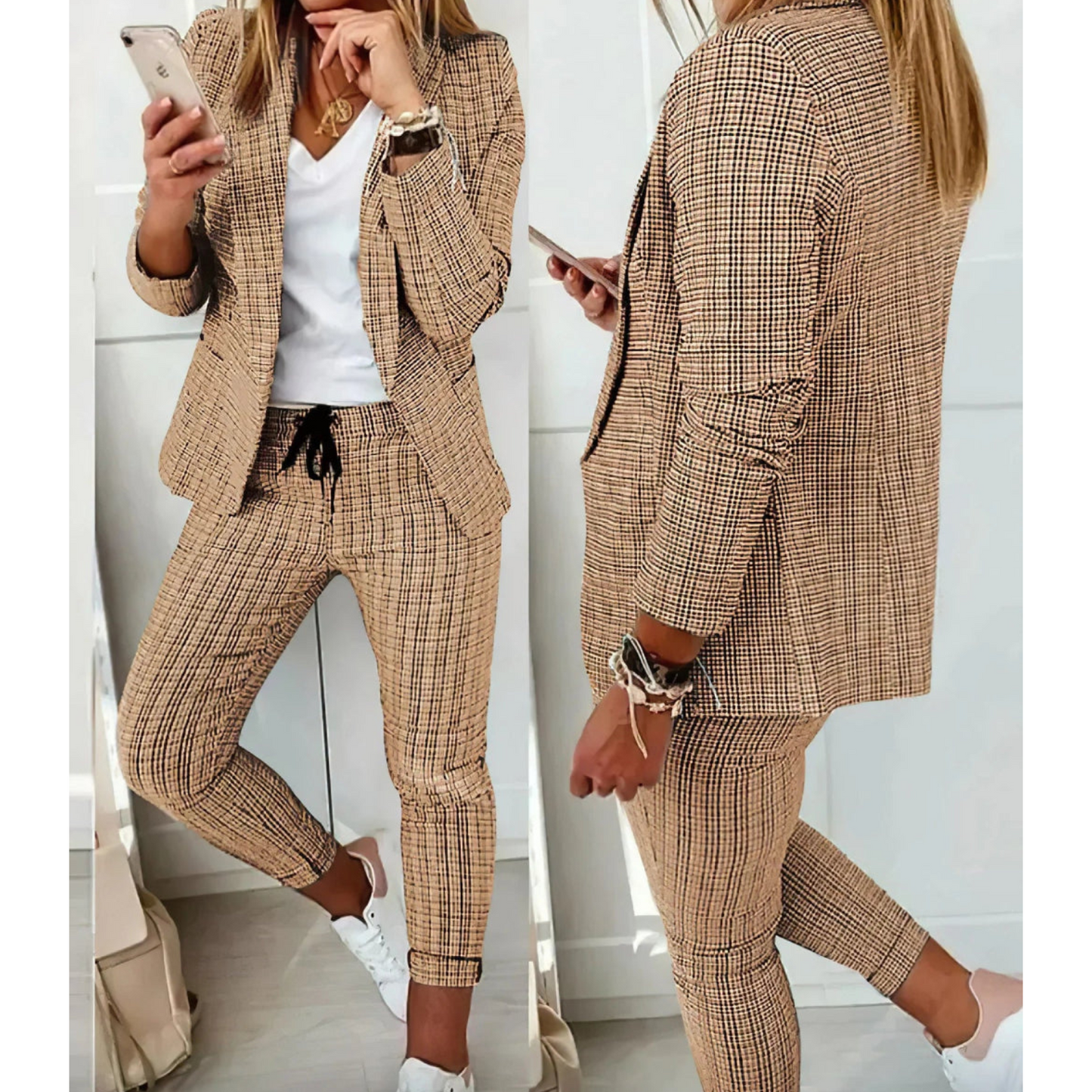 Lotte | Women's suit with long blazer and pants