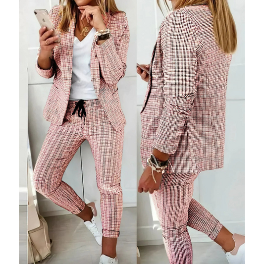 Lotte | Women's suit with long blazer and pants