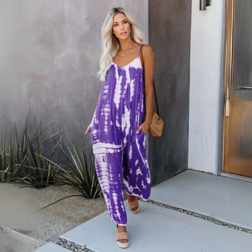 Davina - Elegant Colourful Jumpsuit