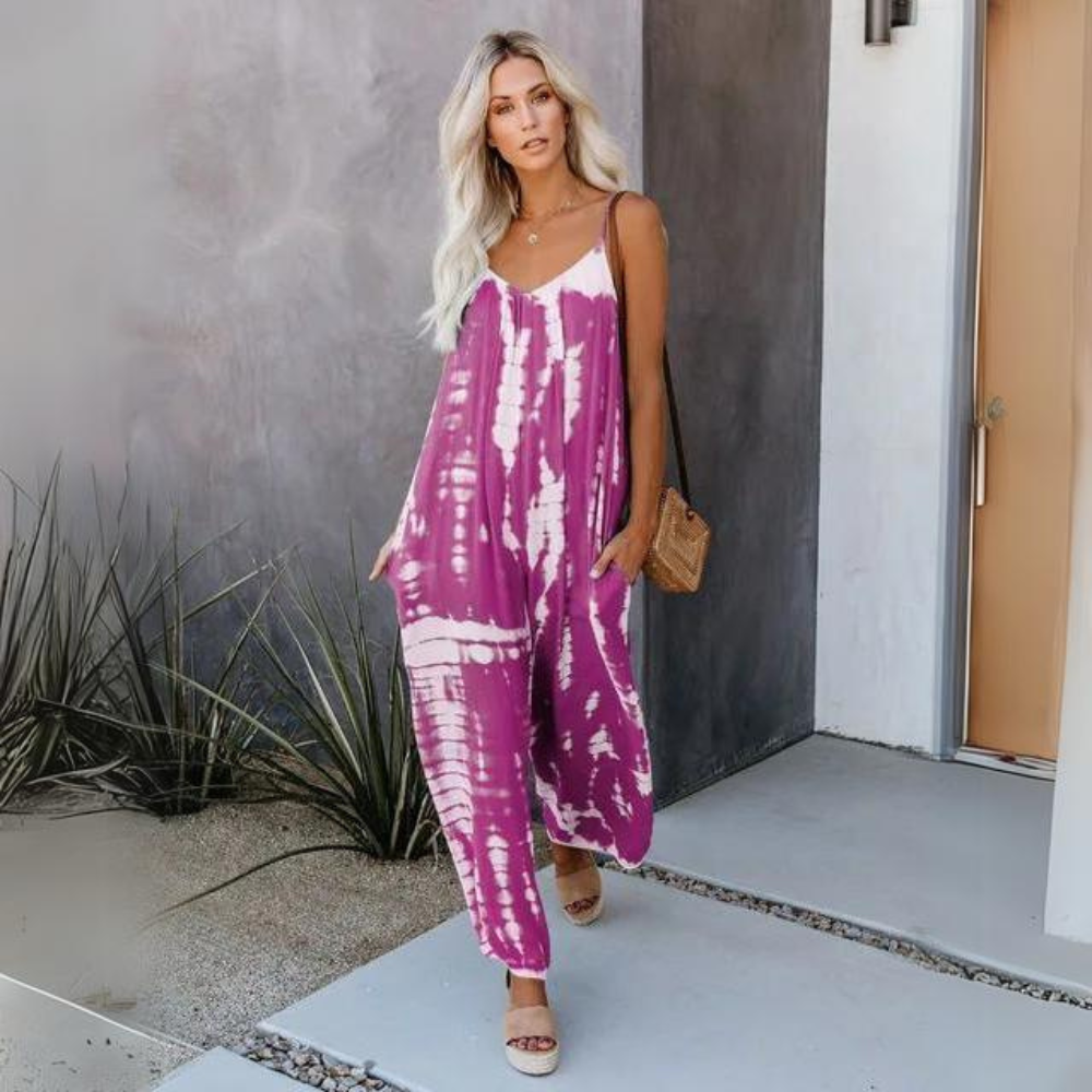 Davina - Elegant Colourful Jumpsuit