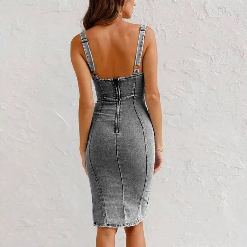 Elise - Denim Dress