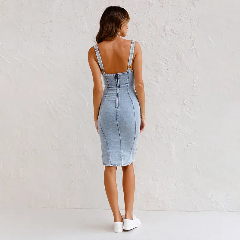 Elise - Denim Dress