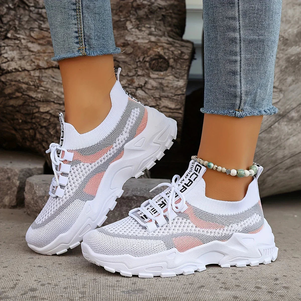 New summer women's Breathable Mesh surface shoes