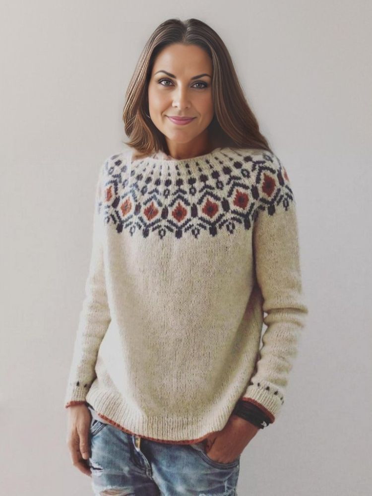 Vintage knitted sweater - Eliora