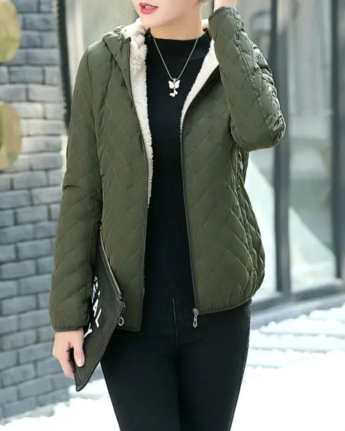 Warm & stylish women's jacket - Ellia