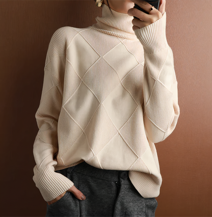 Long-sleeved turtleneck sweater - Ellie