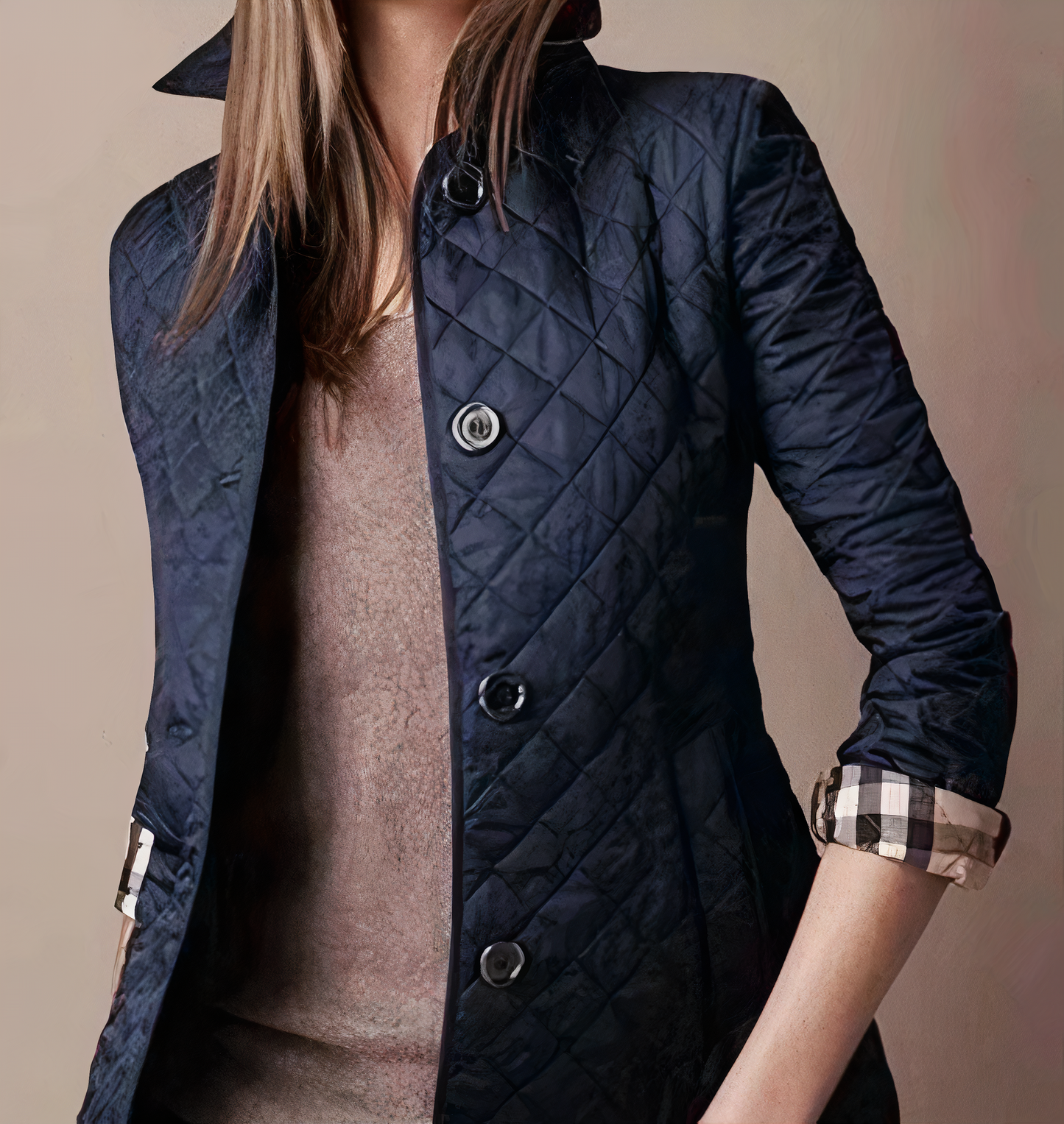 Silk-cotton jacket for women - Evelyn