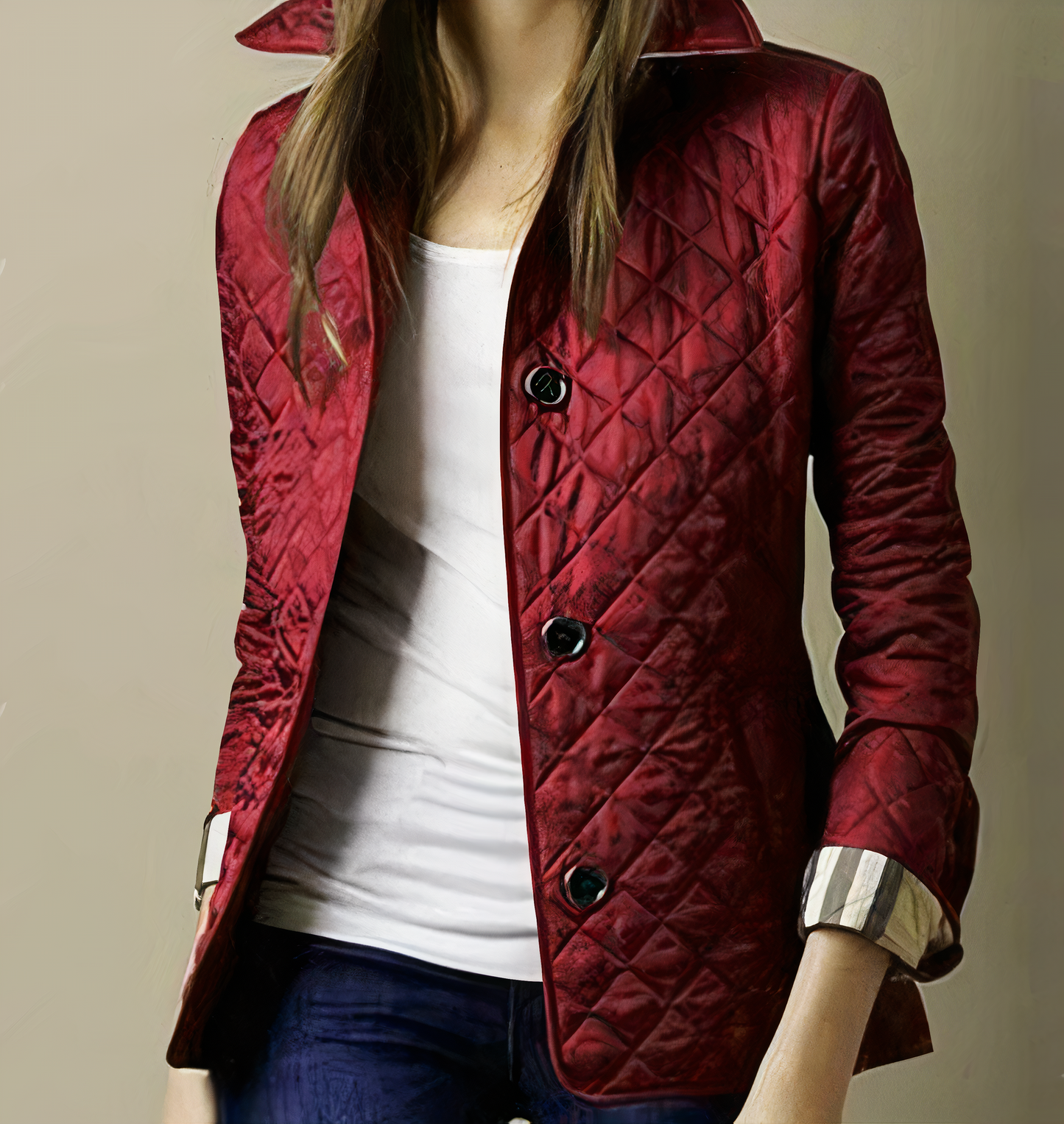 Silk-cotton jacket for women - Evelyn