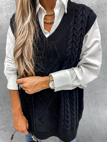 Soft knitted vest - Evy