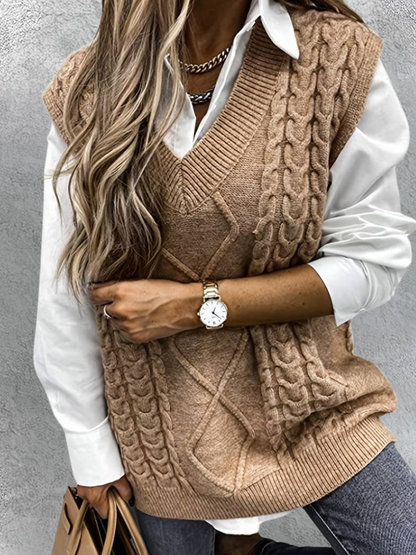 Soft knitted vest - Evy