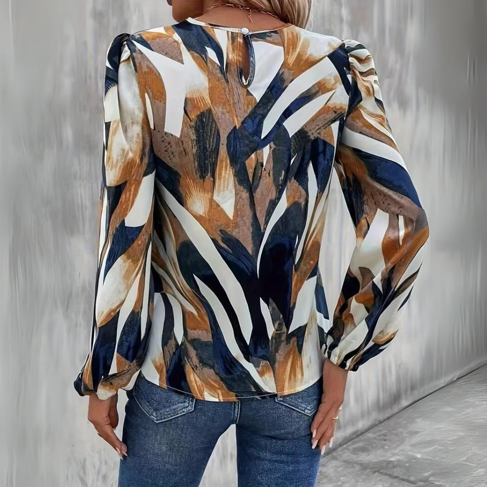 Eisley - Casual Long Lantern Sleeve Blouse