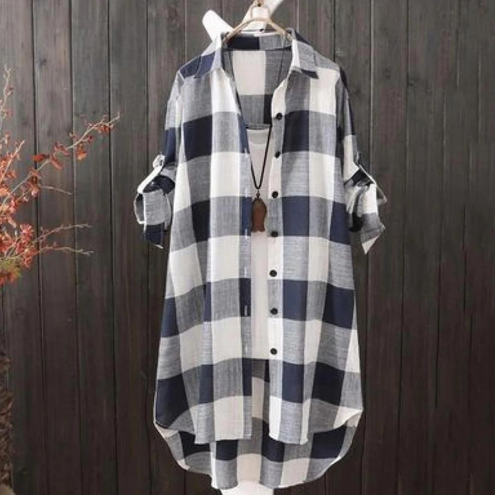 FAYE - Long shirt with button placket