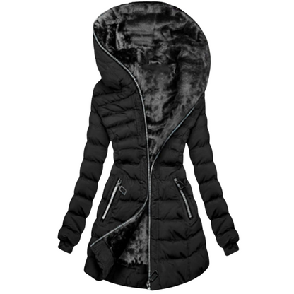 ZOEL - padded jacket with warm plush lining