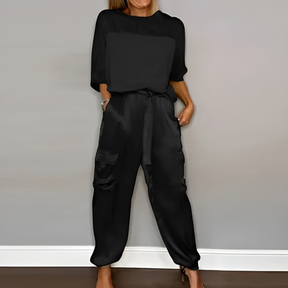 Freya - Elegant Women's Set Pants and Shirt