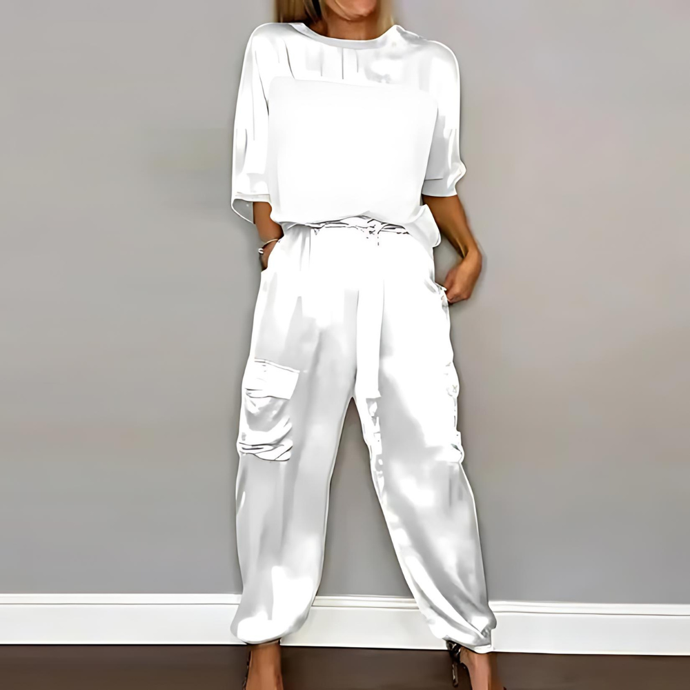 Freya - Elegant Women's Set Pants and Shirt