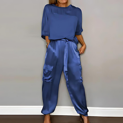 Freya - Elegant Women's Set Pants and Shirt