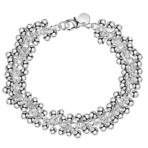 Silver Beaded Bracelet | With Beautiful Details