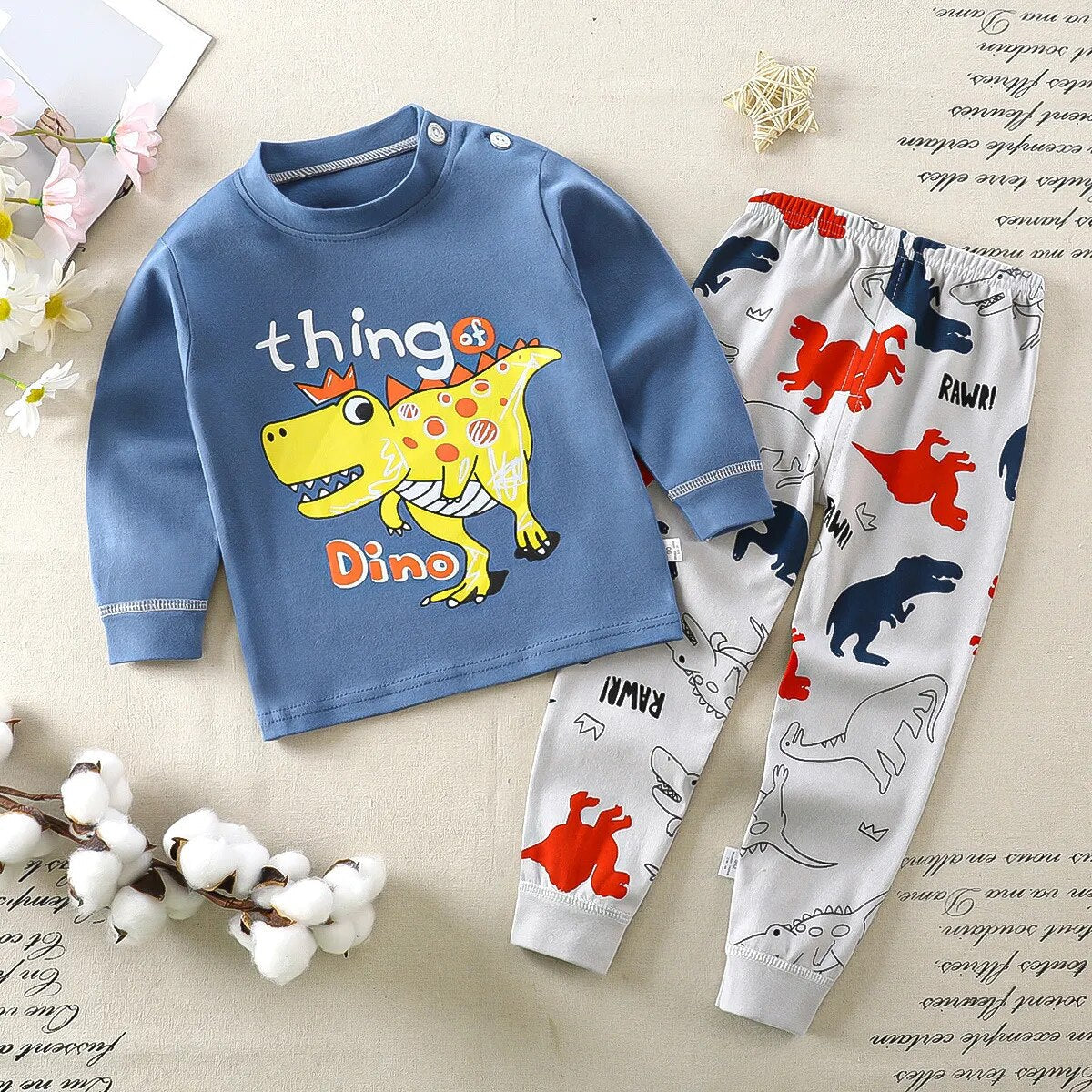 Jess-Mode Nights Comfortable cartoonize pyjama set for children