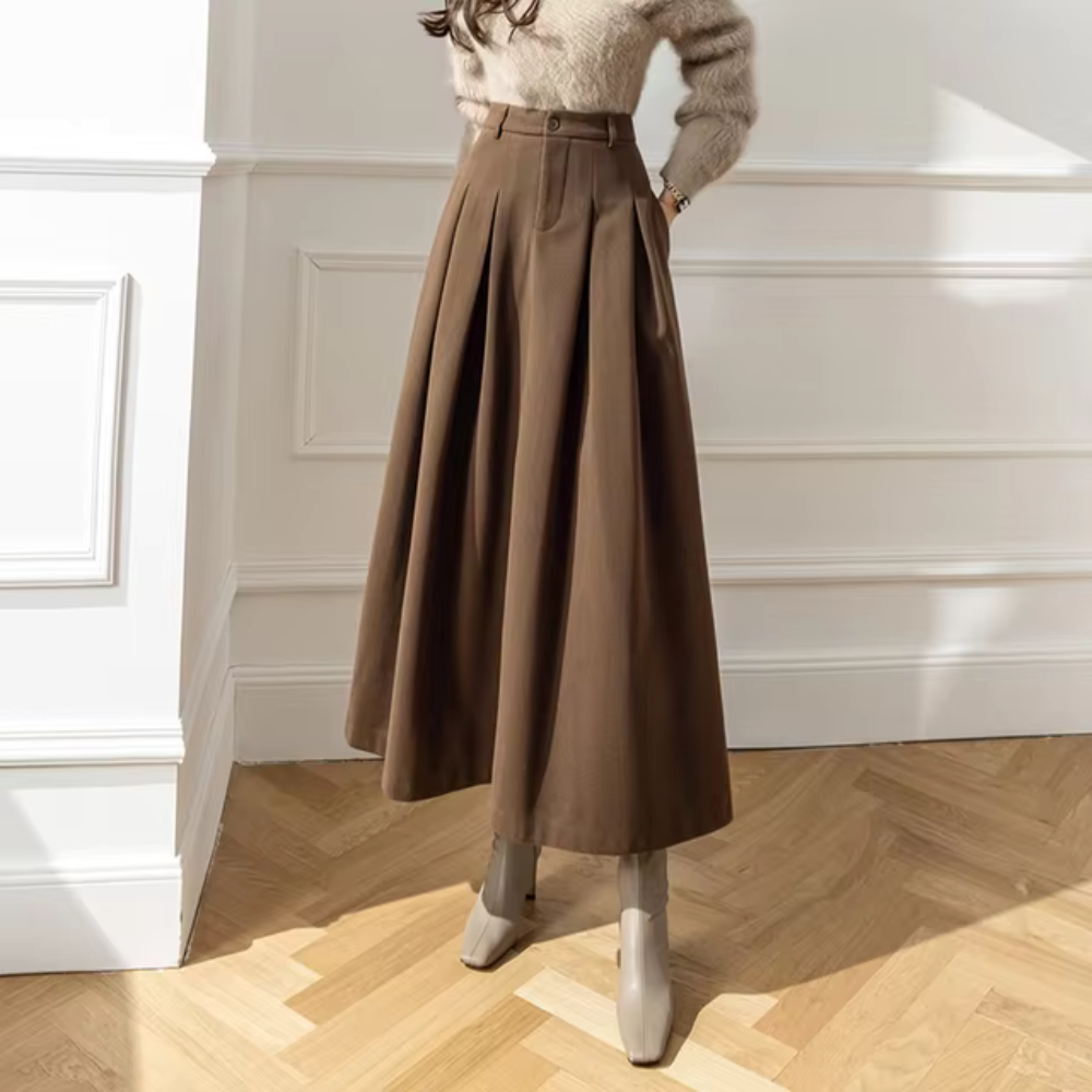 Fiorella - Vintage Winter Maxi Skirt