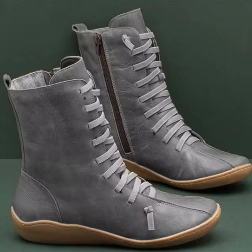 Flavia - Comfortable Half-High Boots