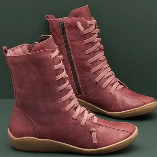 Flavia - Comfortable Half-High Boots