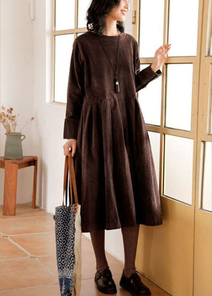 Kailey - corduroy fall/winter elegant dress