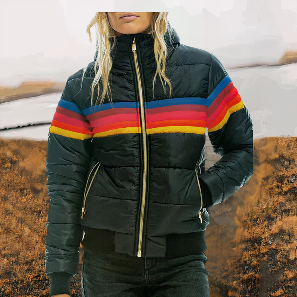 Colorful winter jacket for women - Gianna