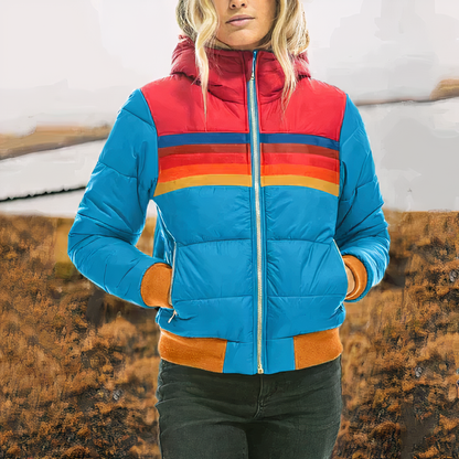 Colorful winter jacket for women - Gianna