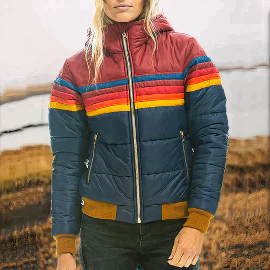 Colorful winter jacket for women - Gianna