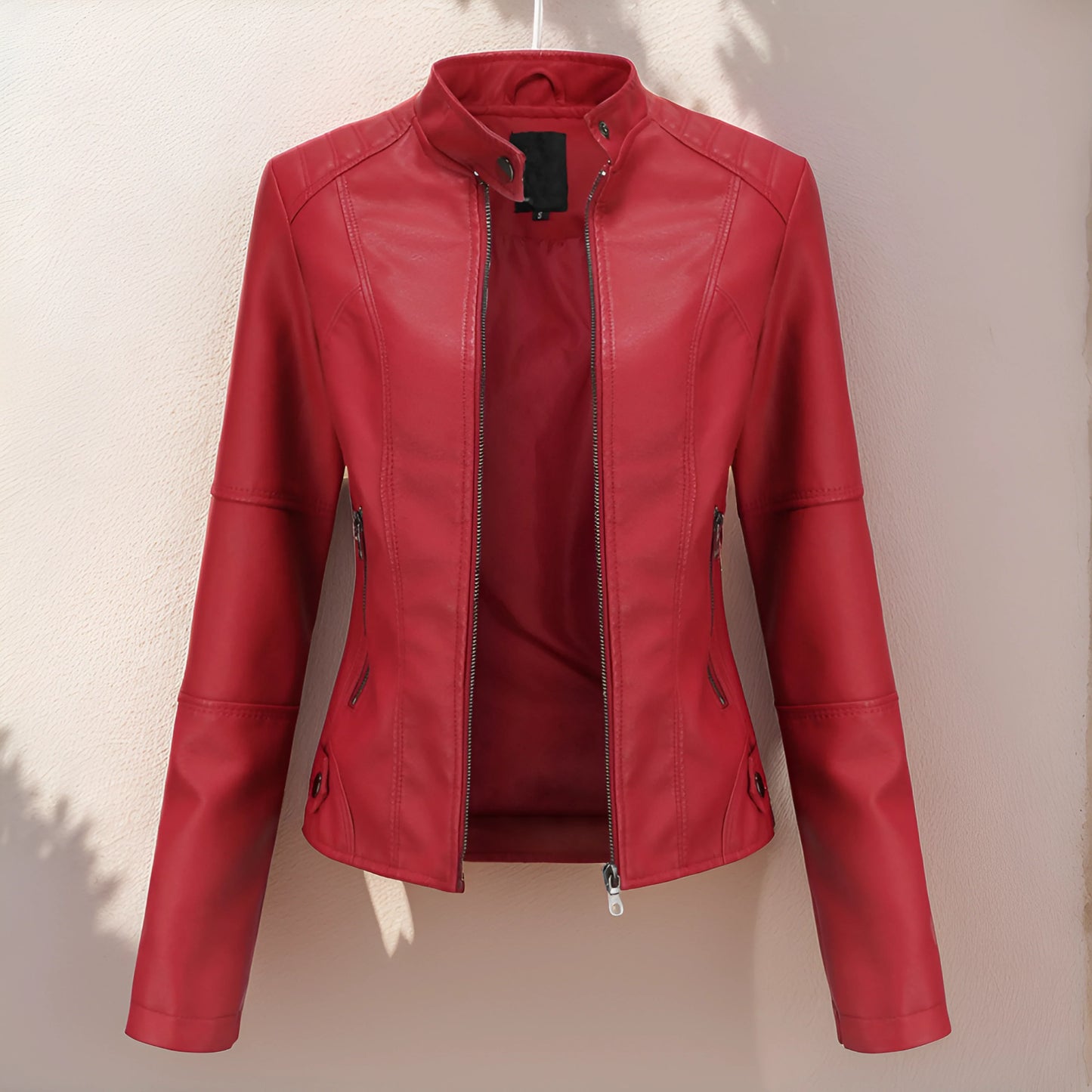 Stylish leather jacket for women - Grissel