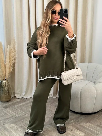 Paloma - Elegant Fall Sweater and Pant Set for Women