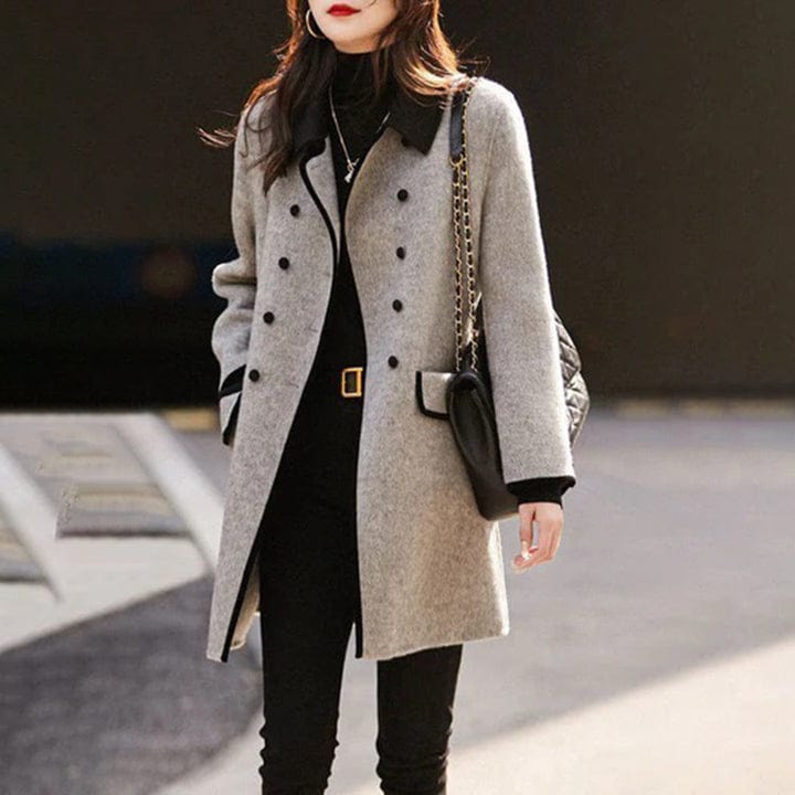 Long elegant coat for women