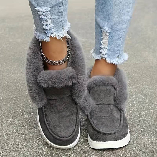 Lancy - Cozy Fluffy Sneakers for Women