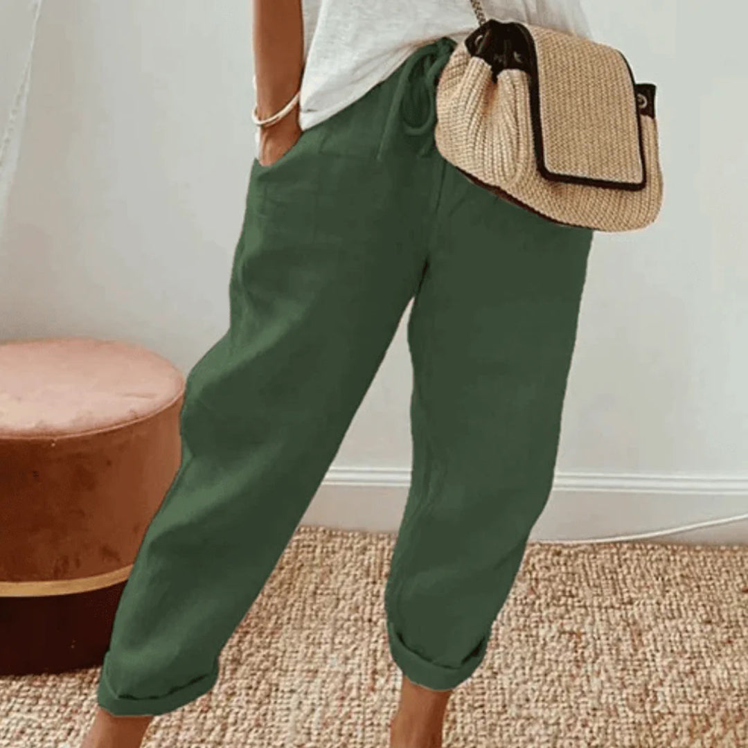 MARTINA - Comfortable drawstring pants.