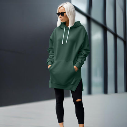 Émilie - Elegant oversized hooded dress